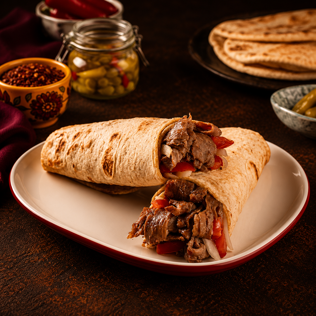 Çift Dürüm Et Döner